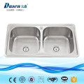 Basin rose quartz portable stainless steel sink